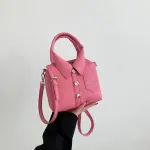 PU Designer Compact Top-Handle Bag