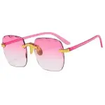 Stylish Square Rimless Sunglasses