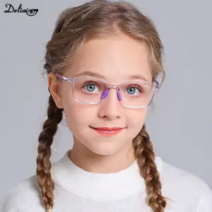 Silicone Kids Blue Light Glasses,