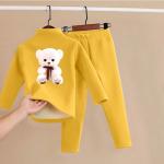 Children's Winter Fleece Cotton Pajama Set,