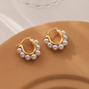 "XINYI U-Shaped Hoop Earrings