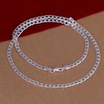 925 Sterling Silver 4mm Chain Necklace