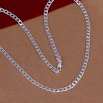925 Sterling Silver 4mm Chain Necklace