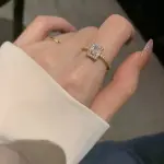 Classic Moissanite Wedding Engagement Ring: