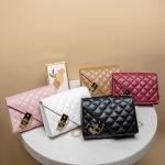 Flap Crossbody Bag PU leather with chain strap