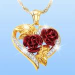 3pcs Elegant Rose Jewelry Set