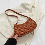 Leather Tote: Retro, casual, solid color shoulder bag