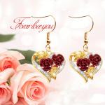 3pcs Elegant Rose Jewelry Set