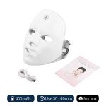 "Rechargeable 7-Color LED Facial Mask
