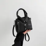 PU Designer Compact Top-Handle Bag