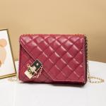 Flap Crossbody Bag PU leather with chain strap