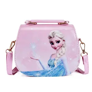 Cute Princess Elsa Shoulder Bag, Cartoon Crossbody