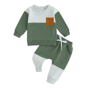 Baby Sweatshirt & Pants Set – Toddler Fall/Winter Outfit.