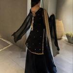 Gota KInari Suit With Farshi Shalwar