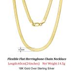 ORSA JEWELS 925 Snake Chain Necklace