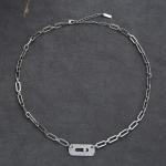 "Women's Lucky Beaded Zircon Choker Necklace