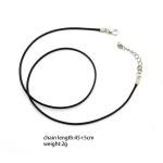 Leather Rope, Adjustable, Lobster Clasp, DIY Necklace