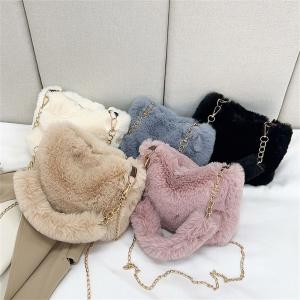 Fashion Women Fluffy Shoulder Bag