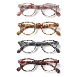 Turzing Round Reading Glasses  Pattern Print Eyeglasses.