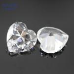"Heart Shape Synthetic Corundum Gemstones