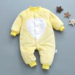 Baby Rompers Long Sleeve Jumpsuit, Warm Autumn Winter Newborn Onesie, Girls Coveralls.