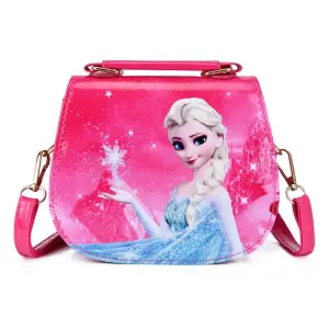 Cute Princess Elsa Shoulder Bag, Cartoon Crossbody